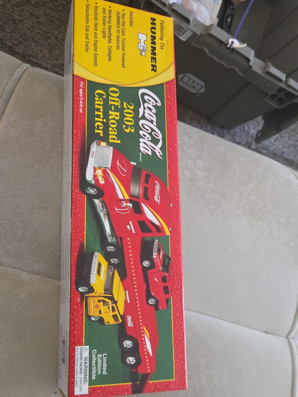 Coca Cola Red Off-Road Carrier Toy Truck Set